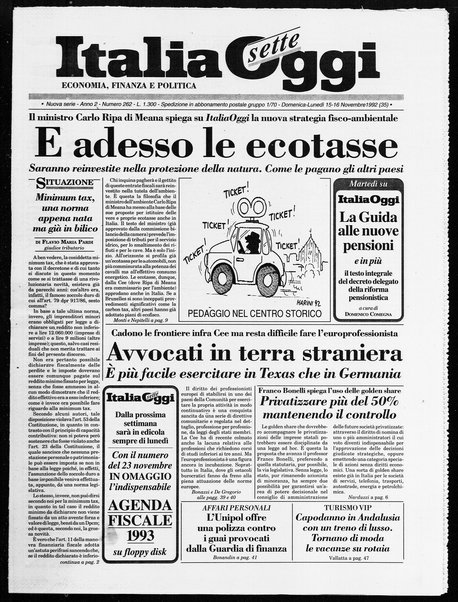 Italia oggi : quotidiano di economia finanza e politica